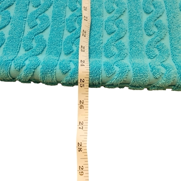 Ralph Lauren *set of 2* Textured Terry Cloth 100% Cotton Pillow Case Shams 25x25 - Picture 5 of 6